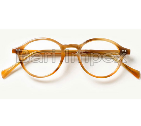 horn_optical_frame/blonde_horn_spectacles_frame